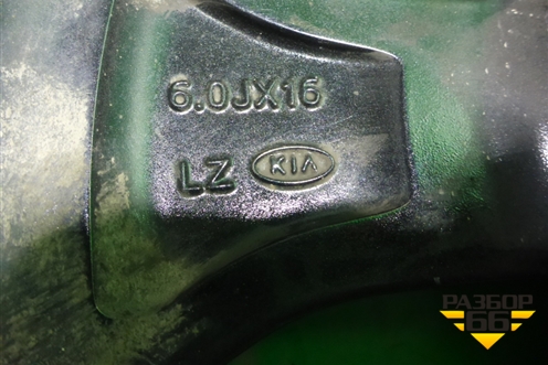 Диск колёсный литой  R16 EJ6 4х100 ET49 Ц.О.54,1 (52910H0500) для Kia Rio с 2017г (Рио 4)
