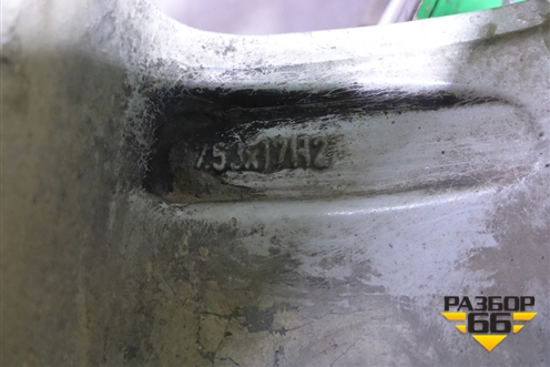 Диск колёсный литой  R17 EJ7,5 5x130 ET55 Ц.О.71,5 (7L6601025B) для Volkswagen Touareg c 2002-2010г (Туарег)