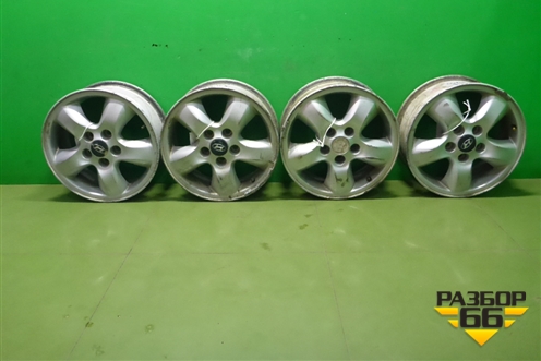 Диски колёсные литые (комплект)  R16 EJ6,5 5x114.3 ET46 Ц.О.67,1 (5291026500) для Hyundai Santa Fe с 2000-2012г (Classic) (Санта Фе)