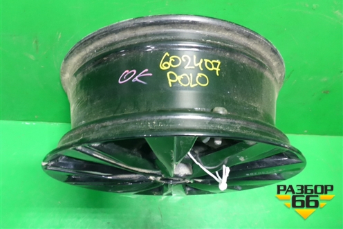 Диск колёсный литой  R16 EJ6 5x100 ET40 Ц.О.57,1 (6N5601025A) для Volkswagen Polo с 2020г (Поло)
