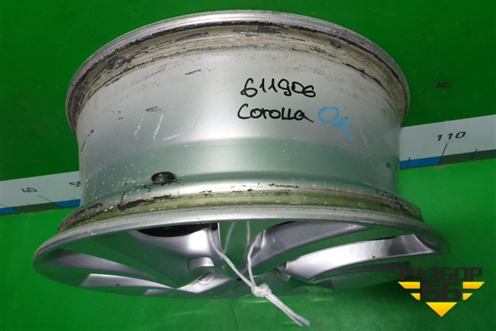 Диск колёсный литой  R16 EJ6,5 5x114.3 ET45 Ц.О.60,1 (4261102L80) для Toyota Corolla (E18) с 2012-2019г (Королла 180)