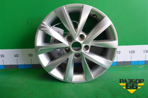 Диск колёсный литой  R16 EJ6,5 5x112 ET46 Ц.О.57,1 (5E0601025BJ) для Skoda Octavia (A7) с 2013г (Октавия)