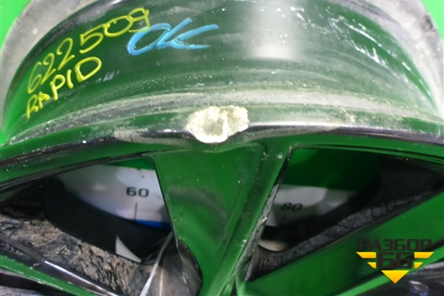 Диск колёсный литой  R16 EJ6 5x100 ET40 Ц.О.57,1 (60U601025D) для Skoda Rapid с 2013г (Рапид)