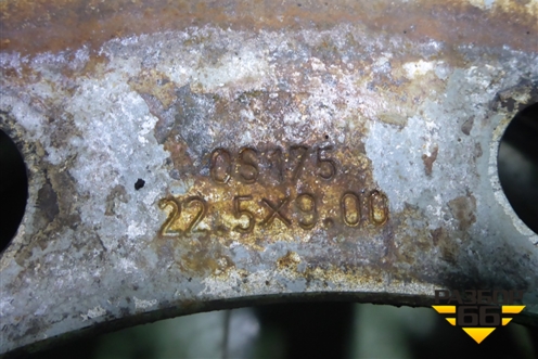 Диск колёсный штампованный  R22,5 EJ9