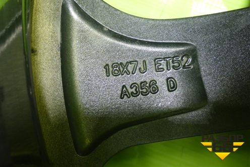 Диск колёсный литой  R18 EJ7 5x108 ET52 Ц.О.60,1 (203000601AA) для Chery Tiggo 7 Pro с 2019г (Тиго 7 Про)