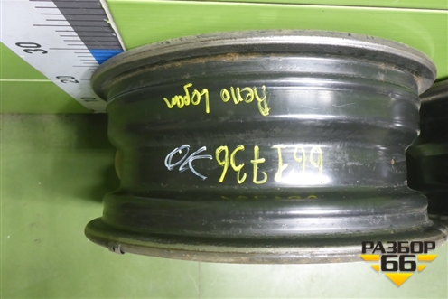 Диски колёсные штампованные (комплект)  R14 EJ5,5 4х100 ET43 Ц.О.60,1 (8200459205B) для Renault Logan с 2004-2015г (Логан)