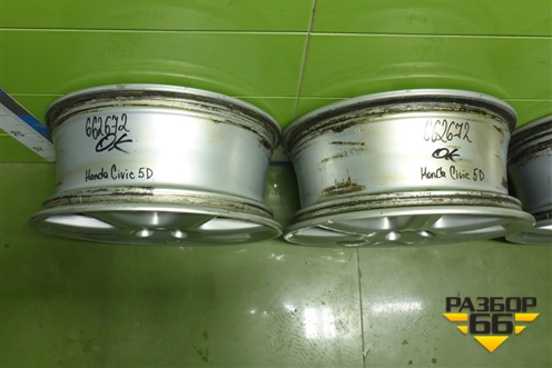 Диски колёсные литые (комплект)  R17 EJ7 5x114.3 ET55 Ц.О.64,1 (SMG770A) для Honda Civic 5D с 2005-2011г (Цивик)