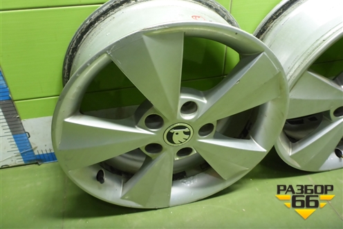 Диски колёсные литые (комплект)  R16 EJ6,5 5x112 ET46 Ц.О.57,1 (5E0601025C) для Skoda Octavia (A7) с 2013г (Октавия)