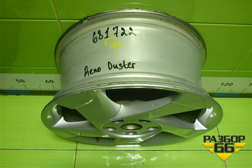Диск колёсный литой  R16 EJ6,5 5x114.3 ET50 Ц.О.66,1 (403008702R) для Renault Duster I с 2010-2021г (Дастер)