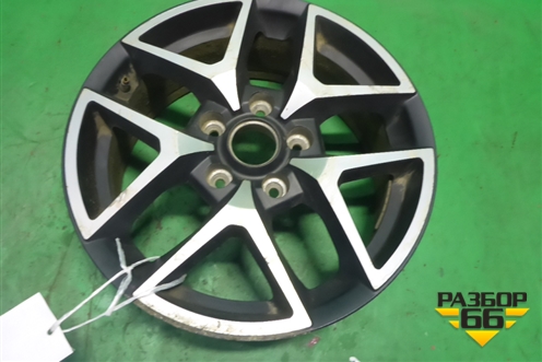 Диск колёсный литой  R16 EJ6,5 5x114.3 ET45 Ц.О.66 для Geely Emgrand (EC7) с 2009-2016г (Эмгранд)