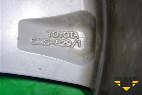 Диск колёсный литой  R16 EJ6,5 5x114.3 ET39 Ц.О.60,1 для Toyota Avensis с 2008-2018г (Авенсис)