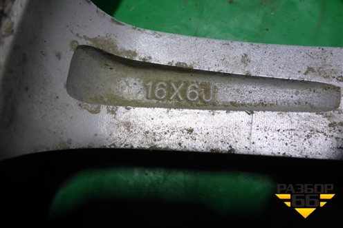 Диск колёсный литой  R16 EJ6 5x105 ET39 Ц.О.56,6 (95040752) для Chevrolet Aveo (Т300) с 2011г (Авео Т300)