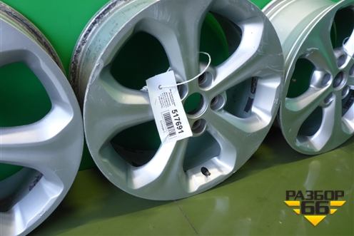 Диски колёсные литые (комплект)  R17 EJ7 5x114.3 ET48 Ц.О.67,1 (529102P270) для Kia Sorento II с 2009-2021г (Соренто 2)