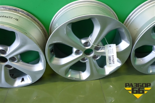 Диски колёсные литые (комплект)  R17 EJ7 5x114.3 ET48 Ц.О.67,1 (529102P270) для Kia Sorento II с 2009-2021г (Соренто 2)