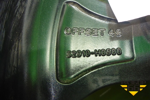 Диск колёсный литой  R16 EJ6 4х100 ET49 Ц.О.54,1 (52910H0500) для Kia Rio с 2017г (Рио 4)