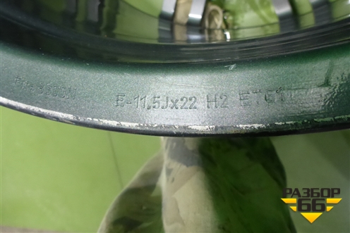 Диск колёсный литой  R22 EJ11,5 5x130 ET61 Ц.О.71,6 (9Y0601025BS) для Porsche Cayenne с 2017г (Каен)