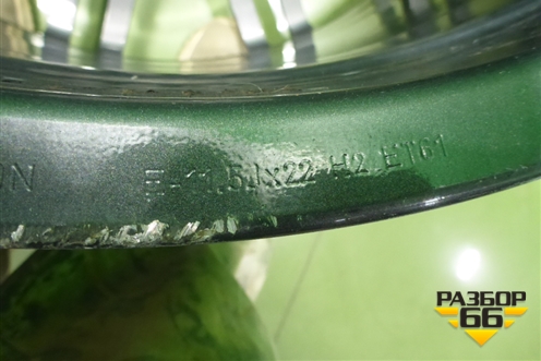 Диск колёсный литой  R22 EJ11,5 5x130 ET61 Ц.О.71,6 (9Y0601025BS) для Porsche Cayenne с 2017г (Каен)