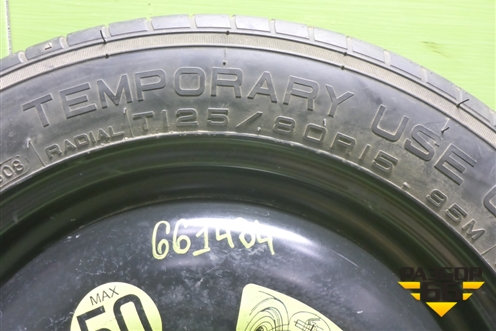 Запасное колесо докатка  125/80 R15 (Лето) EJ3,5 4x108 ET15 Ц.О.65,1 (2150753) для Citroen C3 Picasso с 2008г (С3 Пикассо)