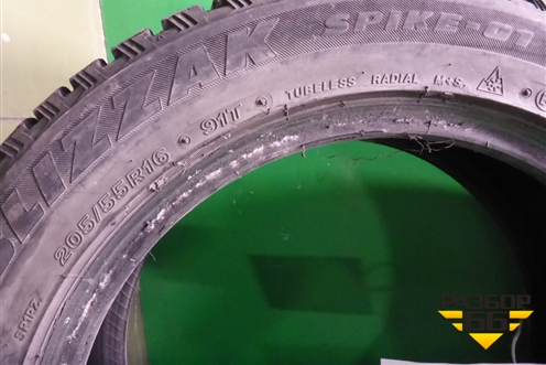 Шина Bridgestone Blizzak Spike-01 91T 205/55 R16 (Зима)