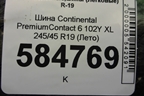 Шина Continental PremiumContact 6 102Y XL 245/45 R19 (Лето)