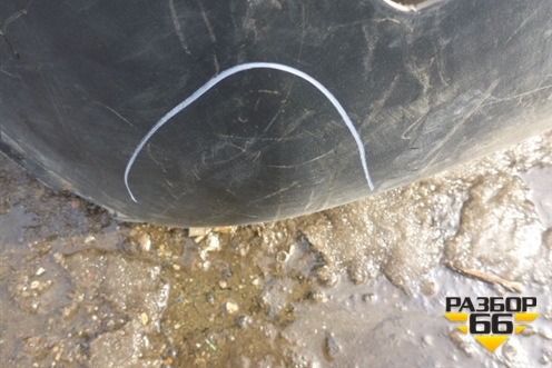 Бампер задний (под парктроник) (85022JD00H) для Nissan Qashqai (J10E) с 2006-2013г (Кашкай)