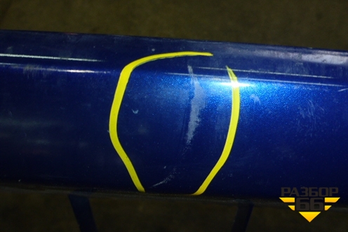 Юбка переднего бампера (после 2009г) для Honda CR-V(RE) с 2006-2012г (ЦРВ СРВ)