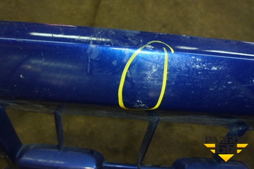 Юбка переднего бампера (после 2009г) для Honda CR-V(RE) с 2006-2012г (ЦРВ СРВ)