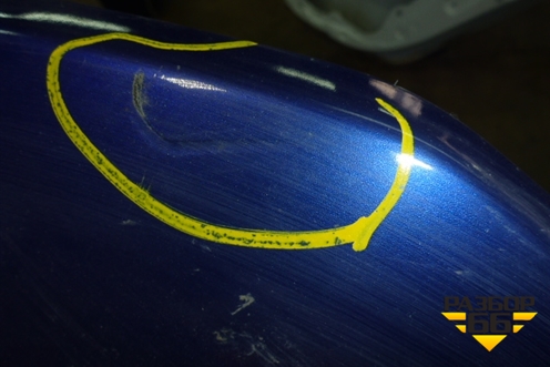 Юбка переднего бампера (после 2009г) для Honda CR-V(RE) с 2006-2012г (ЦРВ СРВ)