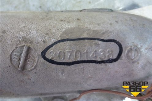 Патрубок интеркулера силуминовый для Volvo TRUCK FH с 2008-2013г (ФШ)