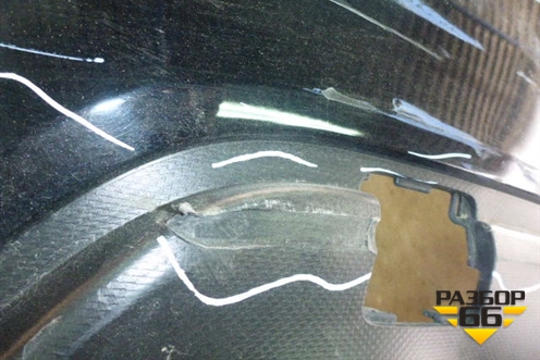 Бампер задний (57704CA010) для Subaru BRZ (ZC6/Z10) с 2012г (БРЗ)