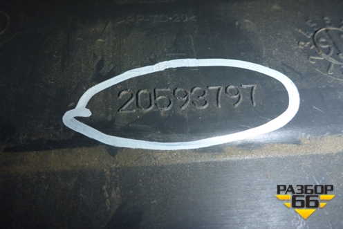 Обшивка стойки лобового стекла левая нижняя (20593797) для Volvo TRUCK FH с 2002-2008г (ФШ)