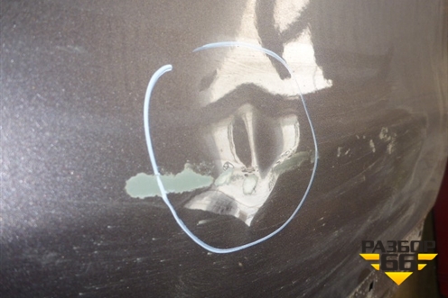 Дверь задняя правая (67510SWAA00ZZ) для Honda CR-V(RE) с 2006-2012г (ЦРВ СРВ)