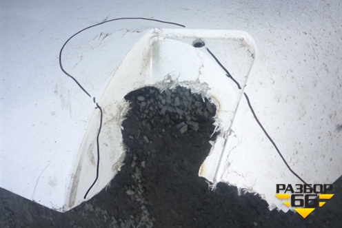 Спойлер кабины (Верхний с кронштейном) для MAN TGA 4-Series  с 2000-2008г (ТГА)