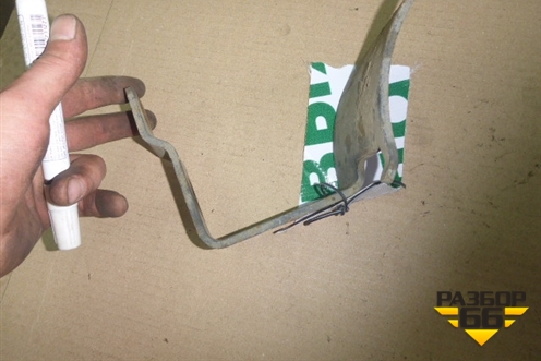 Кронштейн воздушного ресивера для Mercedes Benz TRUCK Axor 2 с 2004г (Аксор)