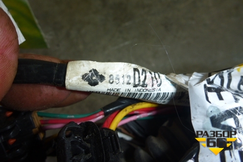 Проводка двери задней левой для Mitsubishi Lancer-X с 2007г (Лансер)