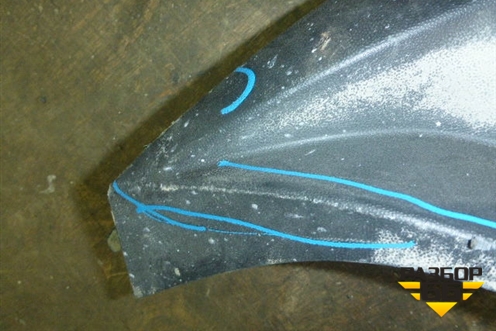 Юбка заднего бампера (под парктроник) (5E5807521) для Skoda Octavia (A7) с 2013г (Октавия)