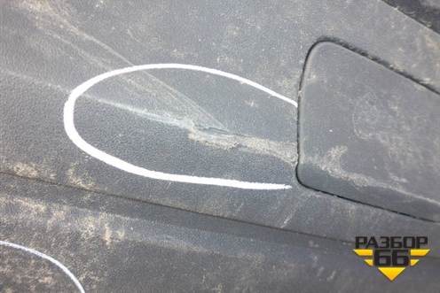 Бампер задний (до 2014г под парктроник) (8U0807511C) для Audi Q3 с 2011-2018г (Ку 3)