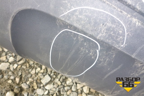 Бампер задний (до 2014г под парктроник) (8U0807511C) для Audi Q3 с 2011-2018г (Ку 3)