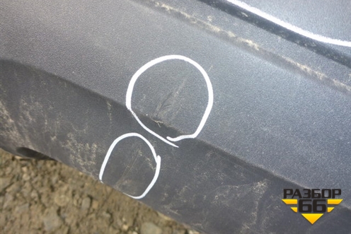 Бампер задний (до 2014г под парктроник) (8U0807511C) для Audi Q3 с 2011-2018г (Ку 3)