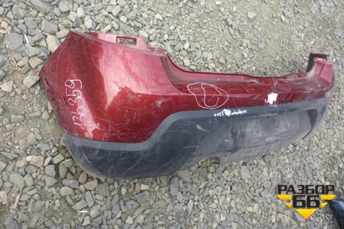 Бампер задний (StepWay) (8200911893) для Renault Sandero с 2009-2014г (Сандеро)