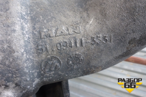 Патрубок интеркулера силуминовый  (51094113331) для MAN TGA 4-Series  с 2000-2008г (ТГА)