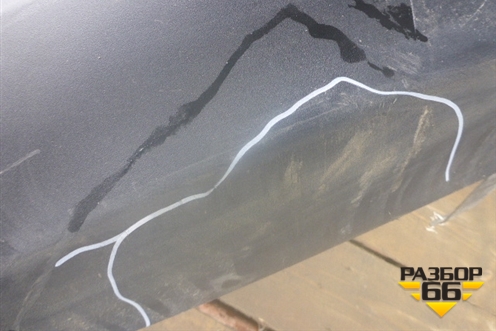 Бампер задний (до 2015г под парктроник) (5215942190) для Toyota Rav-4 с 2012-2019г (Рав 4)