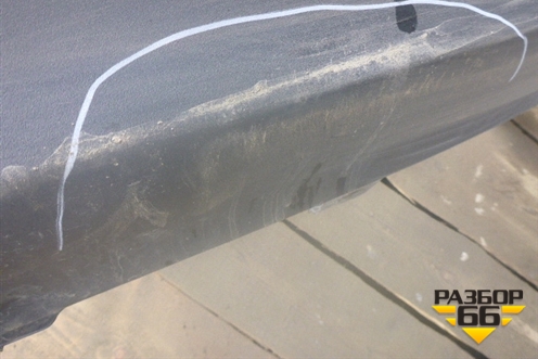 Бампер задний (до 2015г под парктроник) (5215942190) для Toyota Rav-4 с 2012-2019г (Рав 4)