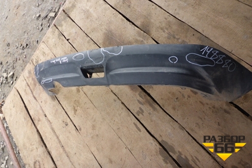 Юбка заднего бампера (до 2014г) (850B21KA1A) для Nissan Juke (F15) с 2011г (Жук)