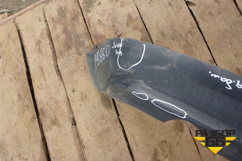 Юбка заднего бампера (до 2014г) (850B21KA1A) для Nissan Juke (F15) с 2011г (Жук)