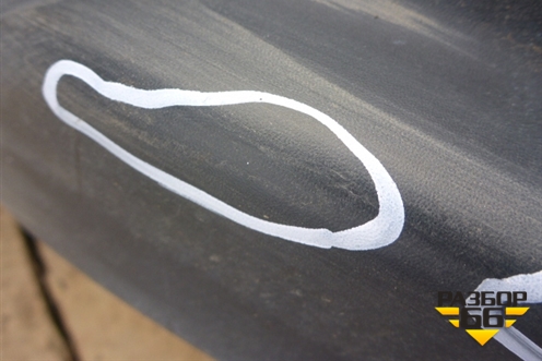 Юбка заднего бампера (до 2014г) (850B21KA1A) для Nissan Juke (F15) с 2011г (Жук)