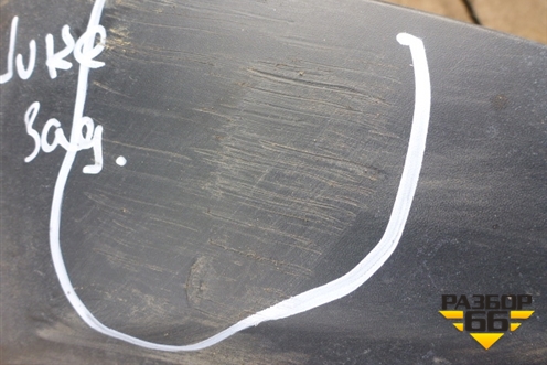 Юбка заднего бампера (до 2014г) (850B21KA1A) для Nissan Juke (F15) с 2011г (Жук)