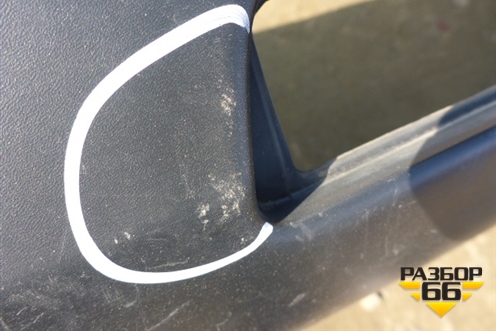 Бампер задний (под парктроник) (85022JD00H) для Nissan Qashqai (J10E) с 2006-2013г (Кашкай)