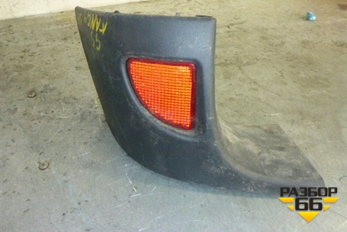 Накладка заднего бампера левая (8200150631) для Renault Kangoo с 2003-2007г (Кангу)