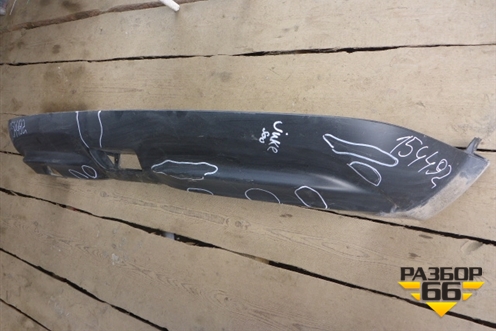 Юбка заднего бампера (до 2014г) (850B21KA1A) для Nissan Juke (F15) с 2011г (Жук)